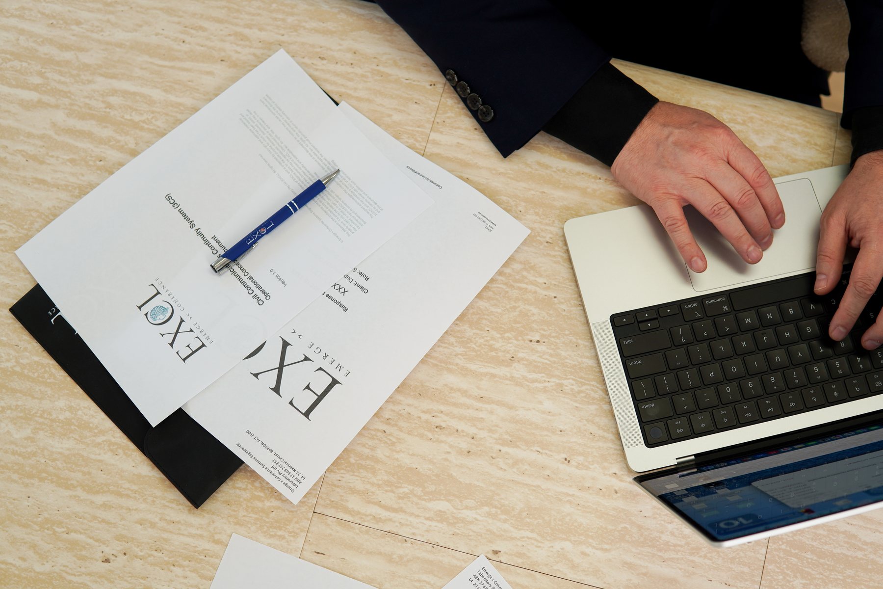 EXCL system architecture documents under technical review